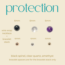 Load image into Gallery viewer, Intention Collection: Protection Wire Wrapped Necklace