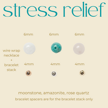 Load image into Gallery viewer, Intention Collection: Stress Relief Bracelet Stack