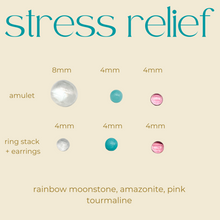 Load image into Gallery viewer, Intention Collection: Stress Relief Ring Stack
