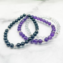Load image into Gallery viewer, Intention Collection: Protection Bracelet Stack