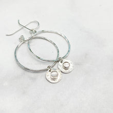 Load image into Gallery viewer, Intention Collection: Self Love Hoop Dangles