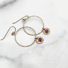 Load image into Gallery viewer, Intention Collection: Protection Hoop Dangles