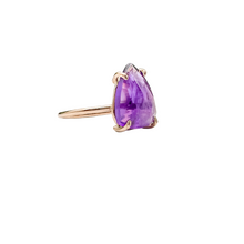 Load image into Gallery viewer, Amethyst Shield Ring