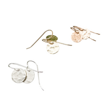 Load image into Gallery viewer, Hammered Disc Dangles