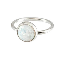 Load image into Gallery viewer, 8mm Gemstone Ring