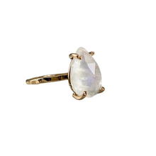 Load image into Gallery viewer, Pear Rose Cut Moonstone Contour Stacking Set