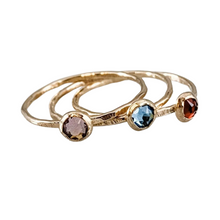 Load image into Gallery viewer, Crystal Birthstone Ring