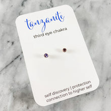 Load image into Gallery viewer, Chakra Gemstone Studs