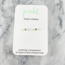 Load image into Gallery viewer, Chakra Gemstone Studs