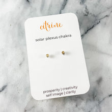 Load image into Gallery viewer, Chakra Gemstone Studs