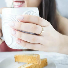 Load image into Gallery viewer, Crescent Moon Stacking Ring