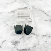 Load image into Gallery viewer, Gemstone Shield Earrings