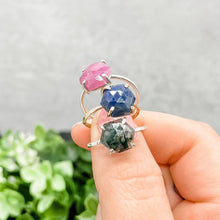 Load image into Gallery viewer, Pink Sapphire Hexagon Ring