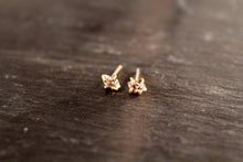 Load image into Gallery viewer, Herkimer Diamond Claw Stud Earrings