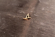 Load image into Gallery viewer, Small Rectangle Bar Stud Earrings