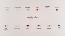 Load image into Gallery viewer, Onyx Gemstone Ring