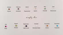 Load image into Gallery viewer, Gemstone Huggie Earrings