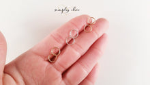 Load image into Gallery viewer, Thin Small Circle Stud Earrings