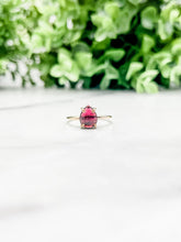 Load image into Gallery viewer, Garnet 6x8 Pear Ring
