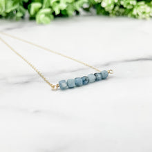 Load image into Gallery viewer, Birthstone Bar Necklace