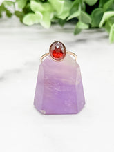 Load image into Gallery viewer, Garnet Oval Ring