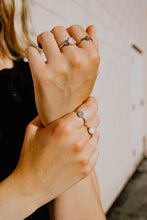 Load image into Gallery viewer, Crescent Moon Stacking Ring