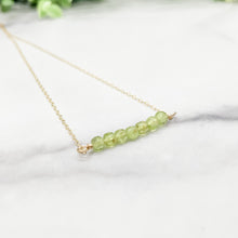 Load image into Gallery viewer, Birthstone Bar Necklace
