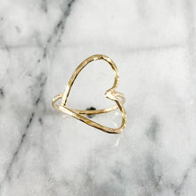 Load image into Gallery viewer, Free Form Open Heart Ring