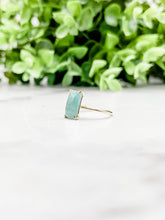 Load image into Gallery viewer, Ice Blue Kyanite Rectangle Ring