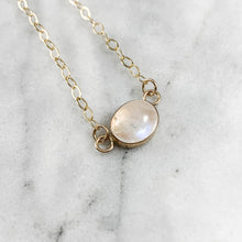 Load image into Gallery viewer, Oval Layering Gemstone Necklace