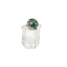 Load image into Gallery viewer, Moss Agate Hexagon Ring