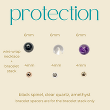 Load image into Gallery viewer, Intention Collection: Protection Bracelet Stack