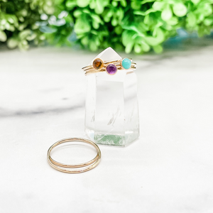 Intention Collection: Happiness Ring Stack