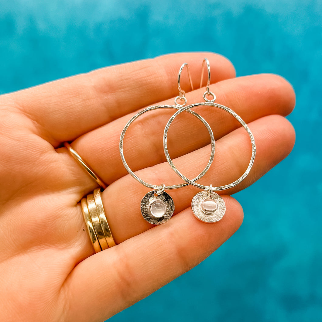 Intention Collection: Self Love Hoop Dangles