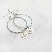 Load image into Gallery viewer, Intention Collection: Abundance Hoop Dangles
