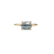 Teal Kyanite 6x8 Oval Ring