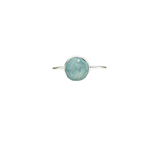 Load image into Gallery viewer, Ice Blue Kyanite Round Ring