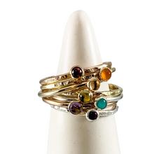 Load image into Gallery viewer, Chakra Gemstone Ring