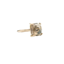 Load image into Gallery viewer, Smoky Quartz Square Ring