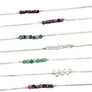 Birthstone Bar Necklace