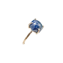 Load image into Gallery viewer, Blue Sapphire Hexagon Ring