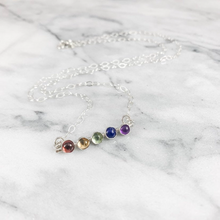 Load image into Gallery viewer, Rainbow Gemstone Necklace (Profits donated to Pride St Louis)