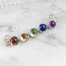 Load image into Gallery viewer, Rainbow Gemstone Necklace (Profits donated to Pride St Louis)