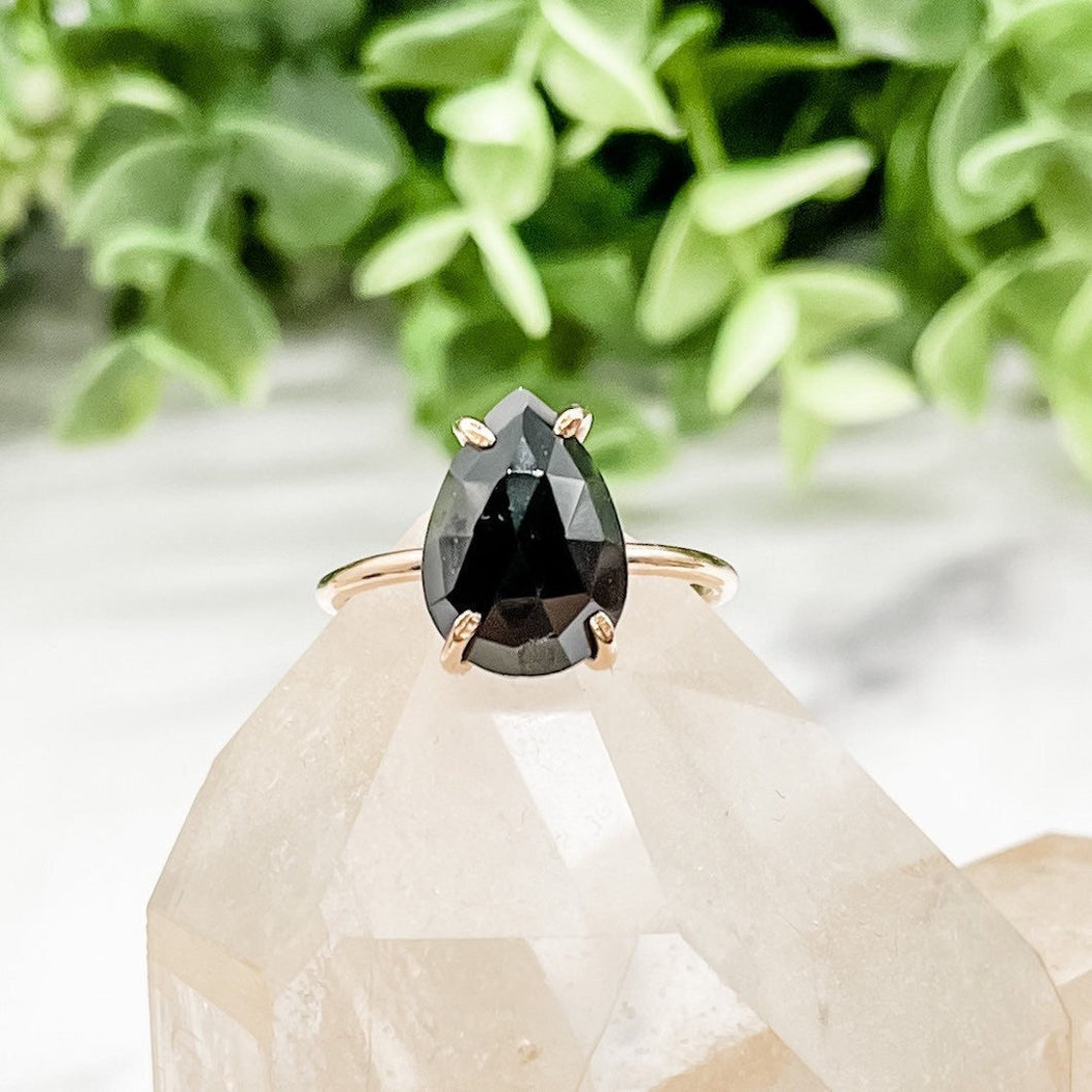 Pear Spinel Ring - Large