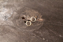 Load image into Gallery viewer, Thin Small Circle Stud Earrings
