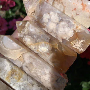 flower agate points