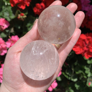 clear quartz sphere