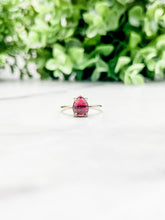 Load image into Gallery viewer, Garnet 6x8 Pear Ring