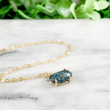 Load image into Gallery viewer, Teal Kyanite Necklace