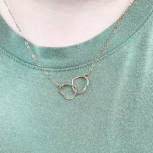 Load image into Gallery viewer, Heart Double Link Necklace (Profits donated to Mission: St Louis)
